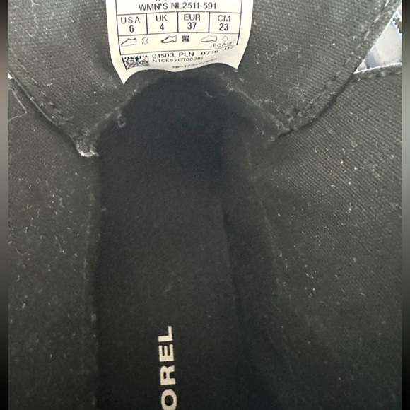 Sorel Women's Rain Boots Size 6 Blue Out N About Nocturnal -EUC - Picture 7 of 13